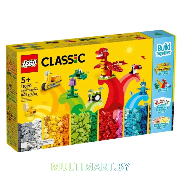 Набор деталей LEGO Classic 11020 Строим вместе